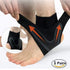 Ankle Support Brace, Adjustable Ankle Strain Protector Strap, Against Sprains Arthritis Compression Wrap Stabilizer, Pain Relief Foot Sleeve for B...
