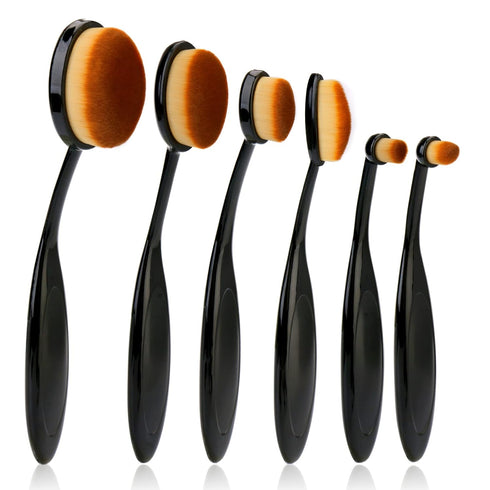6 Pack Blending Brush for Card Making Crafting Ink Blender Brushes Set Tool Crafter Paper Background Brush Drawing (Brown)...