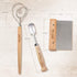 Bread Story Danish Whisk Dough Lame Slashing Tool And Wooden Scraper Tool Used for Pastry Baking Sourdough Starter Kit Set of 3...