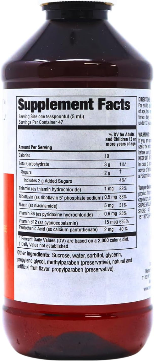 B-Complex Syrup, Skin Hair, Nervous System and Heart Health (8 Fl Oz/Pack of 1)...