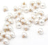 10mm Mushroom Semicircle White Faux Pearl Buttons for Sewing, Shirts, Skirts, Wedding Dresses, Jewelry Decorations, DIY Crafts (40pcs 10mm(0.394in...