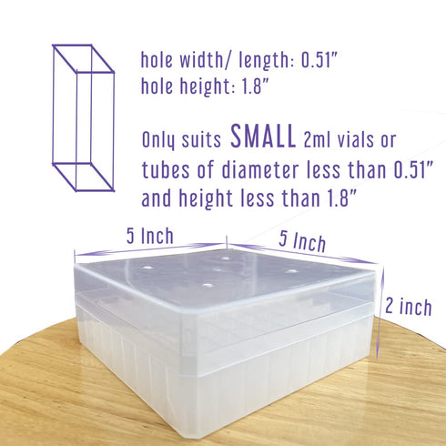 81 Pieces 2ml Small Graduated Cryovials with Storage Box, Seed Small Screw Stone Collection Holder, Plastic Screw Top Vials with Silicone O-Rings,...