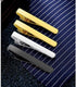 8 Pack Tie Clip for Men Roctee Tie Bar Clip Set Formal Business Men's Necktie Clips Shirts Men Slim Tie Pin Clamp, Gold Silver Black, New and Fash...