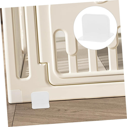 SAFIGLE Adhesive Furniture Anchors 4pcs Anti Tip Playpen Stabilizer Support Feet Playpen Accessories Home Supplies for Child Safety Dog Gate...