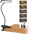 CUHIOY Desk Lamp Clip on Reading Light, USB-C Battery-Operated Rechargeable Table Lamps with Clamp for Dorm Home Office, 38LEDs Bed Headboard Ligh...