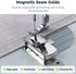1Pc Silver Magnetic Seam Guide for Sewing Machine, Sewing Guide Supplies, Magnetic Seam Guide with Clip, for Craft, Sewing, Clothes, DIY Sewing Ma...
