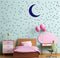 Melissalove 190 Gold Star Constellation Wall Decal Kids Bedroom Removable Decoration Outer Space Nursery Sticekrs Zodiac Astronomy Art Mural Decor...