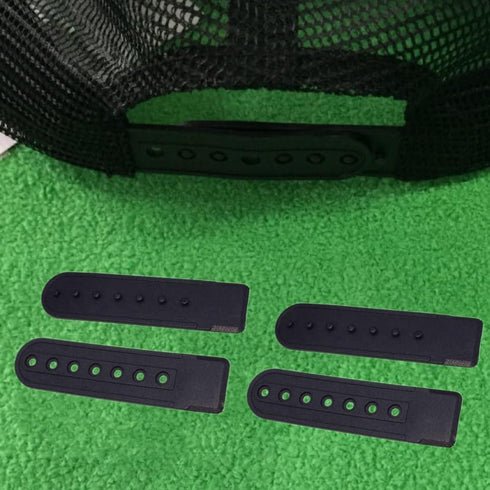 Snapback Strap Repair Fasteners Buckle Extende Black Release Plastic Sewing Buckle Clip with 7 Holes Hats Caps Replacement Fastener Repair Snap Bu...