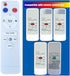 HA-F-01 Replacement for Friedrich Air Conditioner Remote Control 618-266-05 618-266-06 618-266-02 618-266-03 for SM14J10R SM14J10R-3 SM14J10R-A SM...