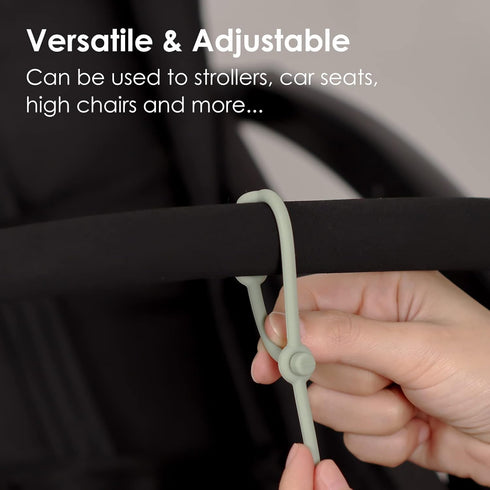 Toy Straps for Baby Toy Safety Straps Silicone High Chair Toys Straps Toddler Bottle Straps for Strollers, High Chair, Cribs, Car Seat, Stroller A...