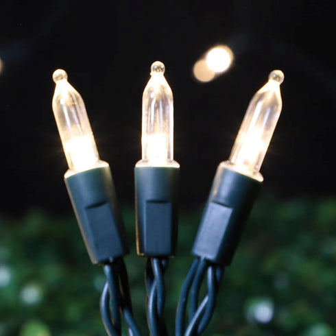 50 LED Outdoor Christmas Lights, 17 FT Battery Operated Mini String Lights with 8 Modes & Timer, Xmas Tree Lights Waterproof for Patio Garden Part...