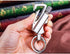Permanent Metal Lighter, Lighter Keychain Outdoor, Emergency Survival Gear with Flint Metal Matchstick Fire Starter Kerosene Refillable Lighter...