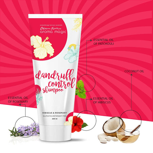 Anti Dandruff Shampoo | 6.76 Fl Oz (200ml) | Hydrating Shampoo for Dry Scalp with Rosemary & Coconut Oil | Sulfate Free for Healthy Hair Care...