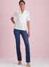 Simplicity Misses' Raised Waist Tops Sewing Pattern Packet, Design Code S9889, Sizes 12-14-16-18-20...