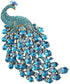 Rhinestone Peacock Brooch Pin Crystal Bird Brooch Safety Pin Animal Brooch Wedding Bridal Brooches Collar Lapel Pin Badge for Dress Shirts Coat...