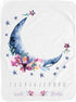 BUTTZO Baby Moon Monthly Milestone Blanket for Girl Boy/Large Baby Blankets for Girls and Boys Newborn Photography Premium Fleece Baby Monthly Bla...