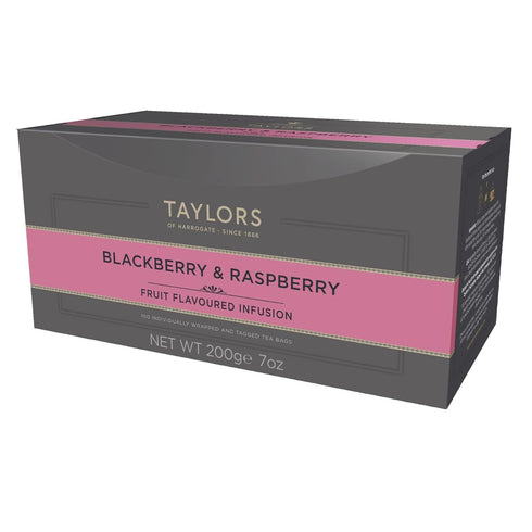 Taylors of Harrogate Blackberry & Raspberry Herbal Tea, 100 Count (Pack of 1)...