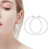 Ausejopeac 60 PCS Beading Hoop Earring Finding 925 Sterling Sliver Plated Open,Hypoallergenic Round Beading Hoop Open Beading Hoop for Jewelry Mak...