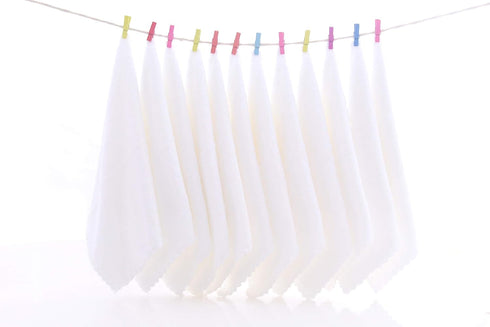 12 Pack Baby Washcloths - Extra Absorbent and Soft Wash Clothes for Newborns, Infants and Toddlers (White)...