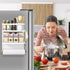 Magnetic Spice Rack for Refrigerator White Magnetic Paper Towel Holder for fridge Magnetic Shelf Magnetic Shelves Fridge Magnet Organizer Spice Ra...