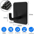 NOVEMBER SPRING Self Adheisve Hooks for Kitchen Utensils,Sticky Wall Hooks Heavy Duty for Bathroom Door Coat Hanging,no Nails Stainless Steel Pan ...