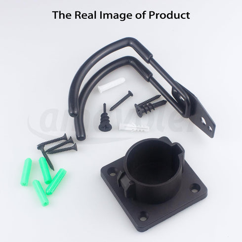 EV Charger Holder-Electric Vehicle Charger Nozzle Holster Dock and J-Hook Combination for J1772 Connector.......