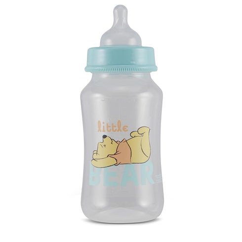 Disney Winnie The Pooh Baby Bottles 11 oz for Boys or Girls | 2 Pack of Infant Hourglass Shaped Bottles with Cover for Newborns and All Babies | B...
