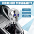 ASUBHA Skull Shifter Knob, Personalized Skull Shifter Head with Adjustable LED Double Eyelet Decorations, Gear Knob Head Universal Car Interior Ac...