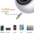 Wireless Mini Speaker 3.5mm Aux Input Jack, 3W Portable Speaker for Cellphone Tablet Laptop, Silver...