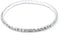 Women Rhinestone Stretch Ankle Bracelet Silver Sparking Tennis Bracelet Crystal Anklet Foot Chain Jewelry (1 Row - 6pcs)...
