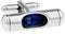 Level Blue Liquid Construction Pair Cufflinks in a Presentation Gift Box & Polishing Cloth...