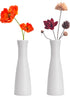 Tall Conic Composite Plastics Flower Vase, Small Bud Decorative Floral Vase Home Decor Centerpieces, Arranging Bouquets, Connected Tubes (Wide Cal...
