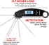 Digital Kitchen Thermometer for Bread, Candy, Yogurt, Liquids, Baking, BBQ Meat - Instant Read, Waterproof Magnetic Body and Wireless Large Probe ...