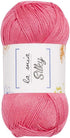 3 Skein La Mia Silky 100% Microfiber Acrylic, Total 10.5 Oz Each 3.52 Oz (110g) / 328 Yrds (300m), Fine, Sport, Baby Yarn, Pink - L015...