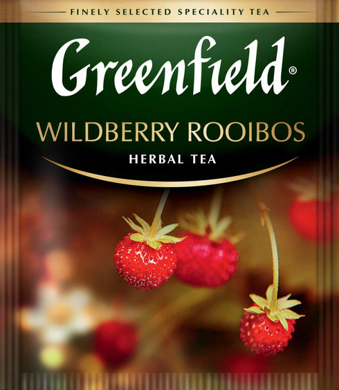 Greenfield Wildberry Rooibos Herbal Tea Fruit & Herbal Collection 25 Teabags The Execptional Freshness Of Tea Is Guranteed By The Special Foil Sac...
