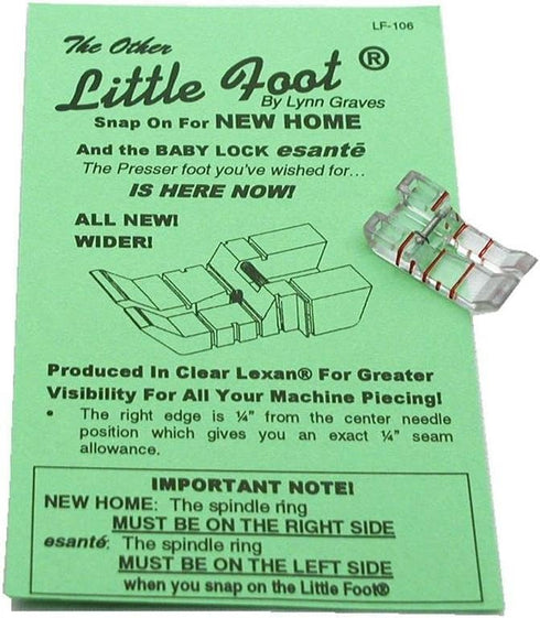 Little Foot, Snap On Elna New Home/Janome Foot...