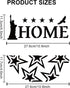 12pcs Independence Day Welcome Stencil for Painting on Wood 4th of July Half Round Stencils 12inch Free Combination America Flag Freedom Star Sten...