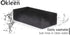 Big Sponge. Made in Europe. 3 Pack, Black. 8.9x4.3x2.4 Inch Extra Large Odorless Commercial Sponge for All Purpose Cleaning...