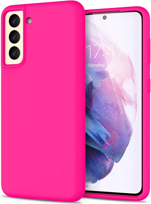 DEENAKIN Compatible with Samsung Galaxy S21 Case,Soft Flexible Silicone Gel Rubber Bumper Cover,Slim Fit Full Body Shockproof Protective Phone Cas...