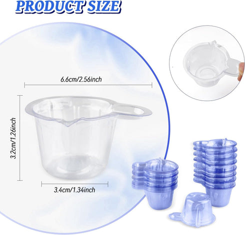 400Pcs 40ml Epoxy Resin Mixing Cups,Disposable Plastic Glue Dispensing Cup,Clear Resin Mixing Stirring Cup,Jewelry Making Tools,Craft Accessories ...