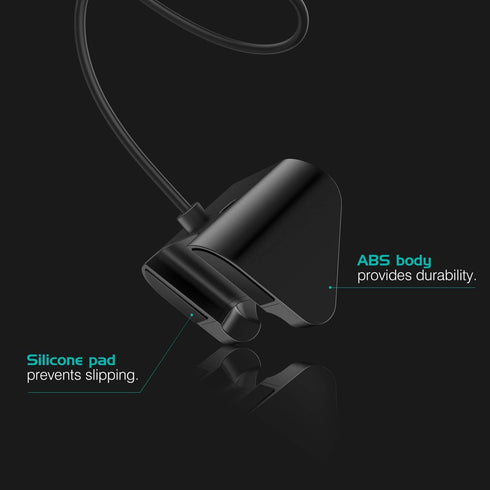 MoKo Charger Compatible with Amazfit Bip/Bip Lite Smartwatch, Portable Replacement USB Charger Charging Stand Adapter Station Cradle Dock with Cab...