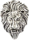 Silver Lion Face Lapel Pin Badge Coat Suit Wedding Gift Party Shirt Collar Accessories Brooch for Men,A03...