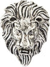 Silver Lion Face Lapel Pin Badge Coat Suit Wedding Gift Party Shirt Collar Accessories Brooch for Men,A03...