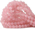 45PCS 8mm Natural Rose Quartz Gemstone Round Loose Bead Pink Crystal for Jewelry Making 1 Strand 15"...