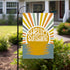 Summer Garden Flags for Outside, Hello Sunshine Garden Flag 12x18 Inch Vertical Double Sided Sunrise Burlap Small Seasonal Yard Decoration...