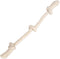 Mammoth Flossy Chews 100 Percent Natural Cotton Rope Dog Toys - Premium White Knot Dog Rope Toy - Interactive Dog Tug Toy - Tug Dog Chew Toy for M...