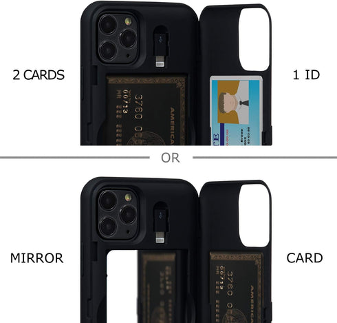 TORU CX PRO for iPhone 11 Pro Case Wallet | Protective Shockproof Heavy Duty Cover with Hidden Card Holder & Card Slot |Wrist Strap, Lightning Ada...
