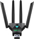 AC1300 USB WiFi adapter, suitable for PC desktop 2.4G/5G dual band 1300M wireless network adapter, WiFi dongle, supporting Windows 11/10/8.1/8/7/X...