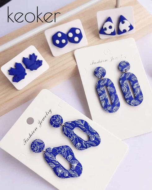 KEOKER Silk Screen Stencils for Polymer Clay,Cheetah Leopard Silk Screen for Polymer Clay, 6 PCS Reusable Silkscreen Print Kit for Printing on Cla...
