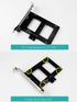 GLOTRENDS 2.5 inch SSD Mounting Bracket with SATA III Cable and SSD Screws, PCIe or PCI Slot Installation...